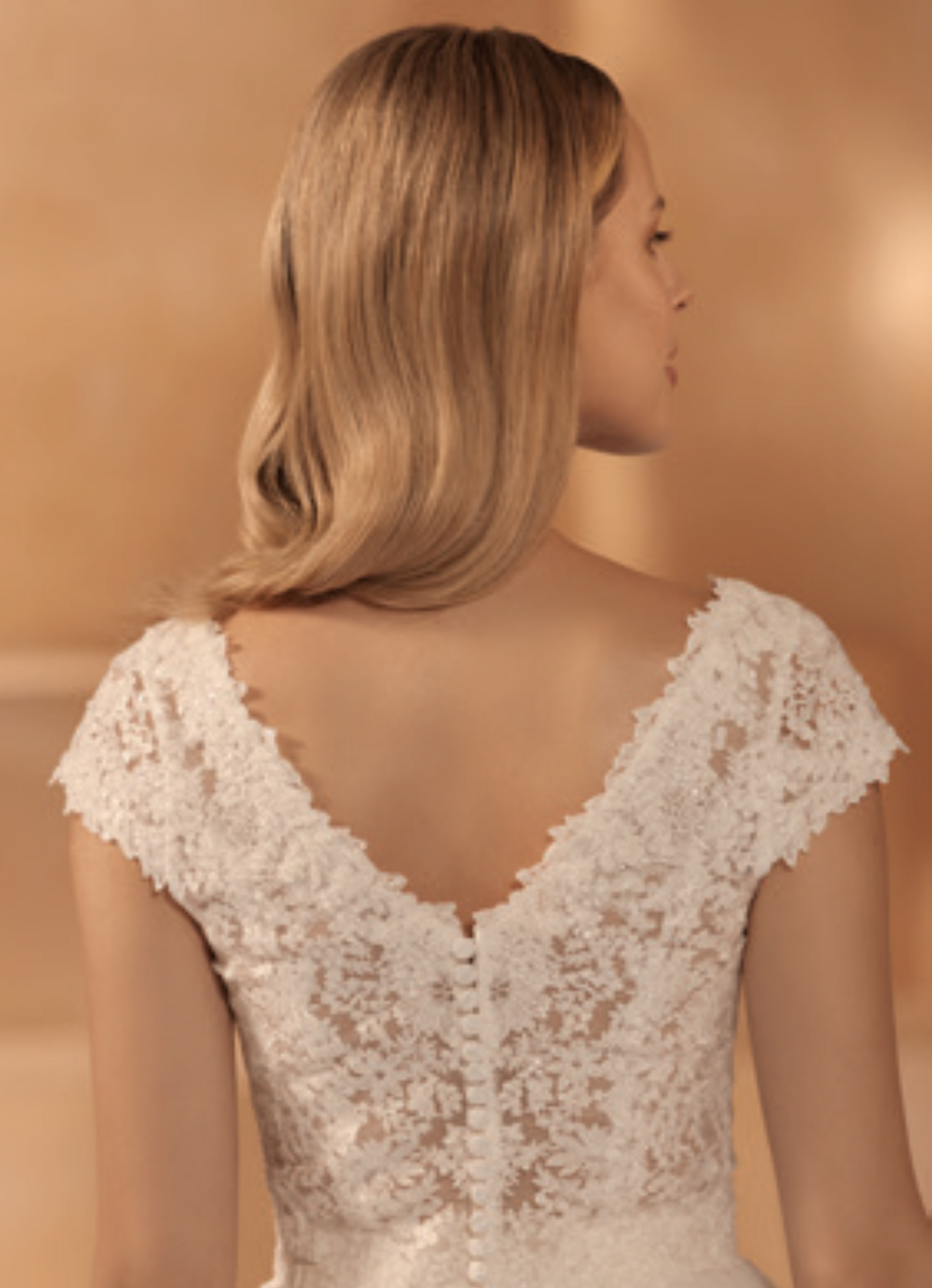 Short Sleeve Transparent Bridal Top W/ Sequin E434
